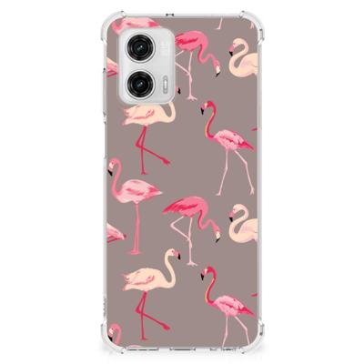 Motorola Moto G73 Case Anti-shock Flamingo Motorola Moto G73 Case Anti-shock Flamingo