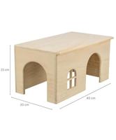 TRIXIE HUIS KONIJN HOUT SPIJKERVRIJ 40X23X20 CM - thumbnail
