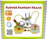 Jonotoys Primi passi houten bloemen kralenframe - thumbnail