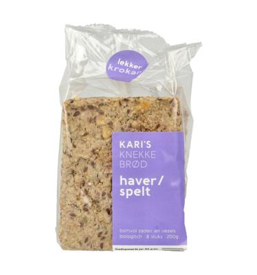 Knekkebrod haver/spelt bio 200 Gram