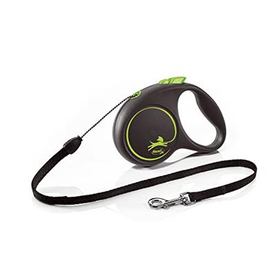 Flexi rollijn black design cord groen