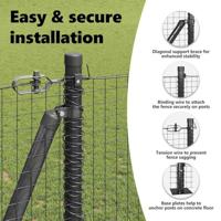 VidaXL Afrasteringspaal grijs 10 x 1,2 m (25 x 25 mm gaas) - thumbnail