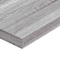 Wandschappen 4 st 60x10x1,5 cm bewerkt hout grijs sonoma eiken - thumbnail