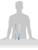 Etac - Beauty Haarschrobber met gebogen steel - Lengte 36cm - Oplossing tegen beperkt bereik - thumbnail