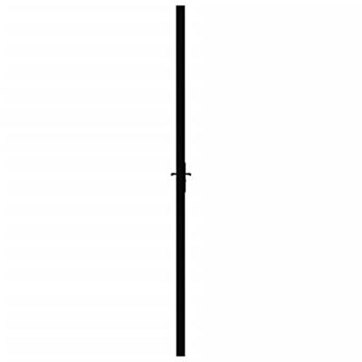 VidaXL Binnendeur 102,5x201,5 cm esg-glas en aluminium zwart