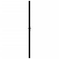 VidaXL Binnendeur 102,5x201,5 cm esg-glas en aluminium zwart - thumbnail
