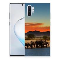 Samsung Galaxy Note 10 Plus | TPU Hoesje | Olifanten - thumbnail