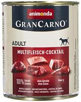animonda GranCarno multi meat cocktail Rundvlees, Kip, Wild, Hart, Turkije Volwassen 800 g - thumbnail