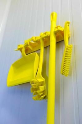 Handborstel Vikan smal 300mm blauw