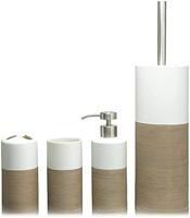 Zeeppompje Sealskin Doppio 6,9 x 18,3 cm Porselein Zand - thumbnail