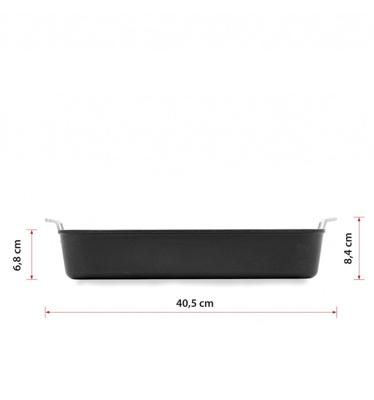 Braadslede Valira 4687/25 35 x 27 cm Zwart Roestvrij staal Aluminium