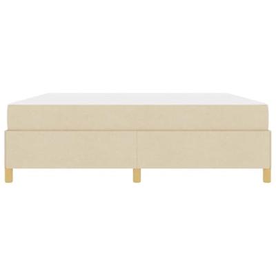 Boxspring bed Anders Zwart en Bruin en Wit 180 x 200 cm Stof