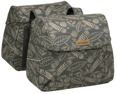 Newlooxs New looxs joli dubbele fietstas - forest antraciet - 37l