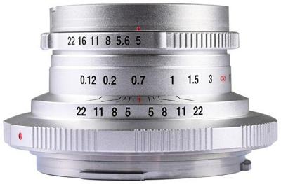 Laowa 15mm f/5 Cookie FF Canon RF (zilver)
