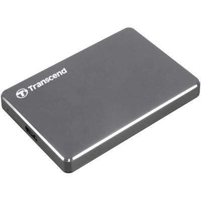 Transcend StoreJet® 25C3N 1 TB Externe harde schijf (2,5 inch) USB-A 3.2 Gen 1 Grijs metallic TS1TSJ25C3N Transcend StoreJet® 25C3N 1 TB Externe harde schijf (2,5 inch) USB-A 3.2 Gen 1 Grijs metallic TS1TSJ25C3N