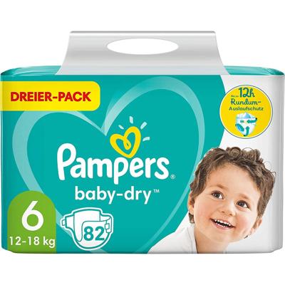 Pampers baby dry maat 6 mega pack 82 luiers
