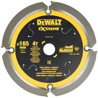 DeWalt Accessoires Cirkelzaagblad PCD laminaat/vezelcement 165x20x4t - DT1471-QZ - thumbnail