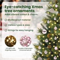 VidaXL Kunstmatige scharnier kerstboom met cones groen 150 cm - thumbnail