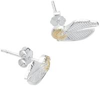 Harry Potter Golden Snitch Stud Earrings (Sterling Silver) - thumbnail