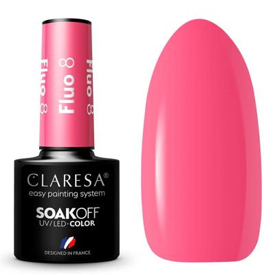 Claresa uv/led gellak 5ml fluo 8