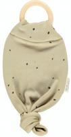 Little Indians bijtring 12 x 21 cm hout/katoen beige/ - thumbnail