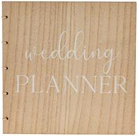 Ginger Ray weddingplanner hout 20,5 cm | 10 stuks - thumbnail