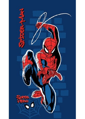 Spiderman handdoek Super hero 70 x 140 cm - katoen