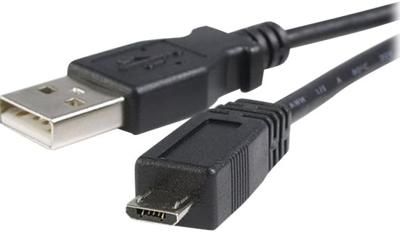 Kabel Micro USB Startech UUSBHAUB3M USB A Micro USB B Zwart