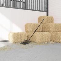 VidaXL Hooivorkkop met 14 tanden staal zwart - thumbnail