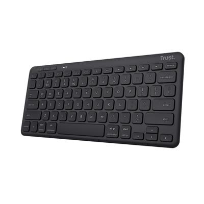 Draadloos toetsenbord Trust 25059 Zwart Qwerty Spaans - thumbnail