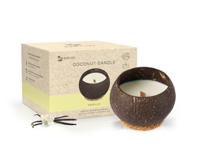 Namture Kokosnoot kaars - vanilla - 300g - thumbnail