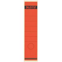 Leitz rugetiketten, zelfklevend, ft 6,1 x 28,5 cm, pak van 10 stuks, rood - thumbnail