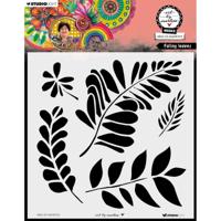 Studio Light • art by marlene mask falling leaves - thumbnail