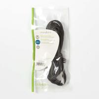 Stereo-Audiokabel | 3,5 mm Male - 3,5 mm Female | 5,0 m | Zwart - thumbnail