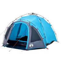 VidaXL Koepeltent 3-persoons snelontgrendeling blauw - thumbnail
