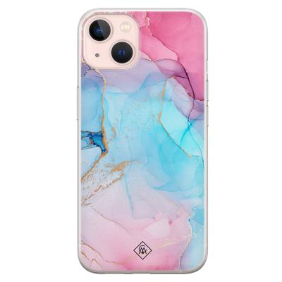 iPhone 13 siliconen hoesje - Marble colorbomb iPhone 13 siliconen hoesje - Marble colorbomb