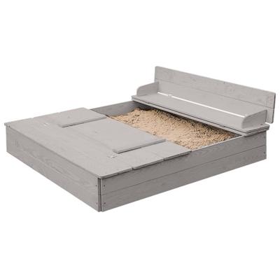 roba Zandbak met opklapbare zitbank (Grijs)