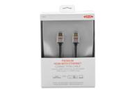 ednet HDMI Aansluitkabel [1x HDMI-stekker - 1x HDMI-stekker] 10.00 m Zwart, Zilver - thumbnail
