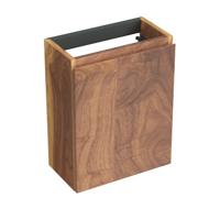 Fonteinkast Forzalaqua Siena 39.5x21.5x50 Cm 1 Deur Links Noten Pure Walnut - thumbnail