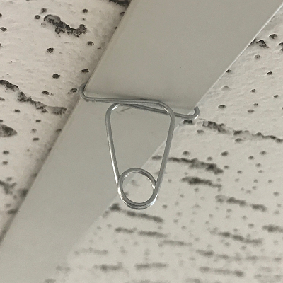 Systeemplafondklem draad mini 100 stuks - 15 stuks