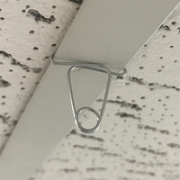 Systeemplafondklem draad mini 100 stuks - 15 stuks - thumbnail