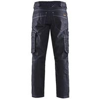 Blåkläder Service werkbroek denim stretch 14391141 | Marineblauw | Maat 54 - 7330509652107 - thumbnail