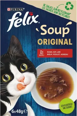 Felix soup countryside selectie mp 6x48gr Felix - Felix Felix soup countryside selectie mp 6x48gr Felix - Felix