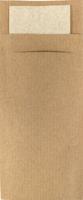 Bestekzakje iezzy 190x85mm kraft - thumbnail