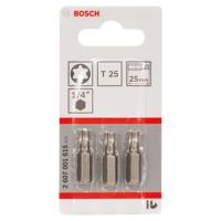 Bosch Accessories 2607001615 T-bit T 25 Extra hard C 6.3 3 stuk(s) - thumbnail
