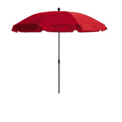 Madison Parasol Las Palmas Rond Ø2m met kniksysteem - Rood