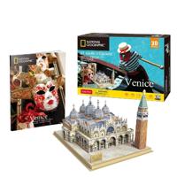 Cubic Fun 3d puzzel national geographic st. marco plein - thumbnail