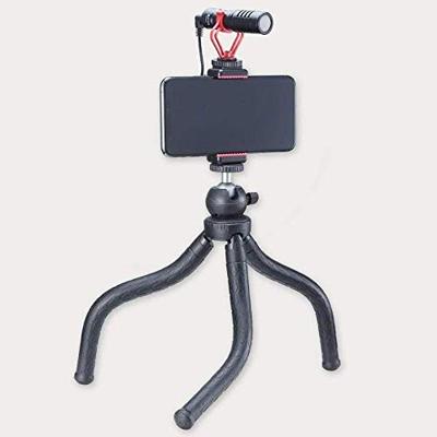 Ulanzi ST-07 telefoonhouder kunststof met cold shoe, zwart Ulanzi ST-07 telefoonhouder kunststof met cold shoe, zwart