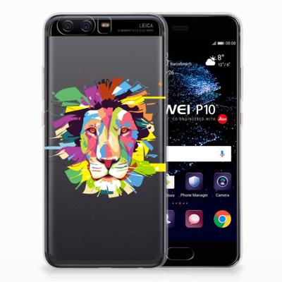 Huawei P10 Telefoonhoesje met Naam Lion Color Huawei P10 Telefoonhoesje met Naam Lion Color