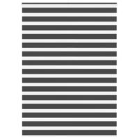 VidaXL Zebra rolgordijn 155x230 cm stofbreedte 150,9 cm zwart - thumbnail